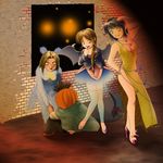  3girls arc_the_lad arc_the_lad_ii artist_request elc_(arc_the_lad) high_heels lieza multiple_girls pumpkin sania_(arc_the_lad) shante_(arc_the_lad) shoes 