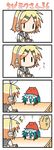  &gt;_&lt; /\/\/\ 2girls 4koma :3 animal animal_on_head capybara capybara-san chibi chibi_miku closed_eyes comic handheld_game_console hatsune_miku kagamine_rin minami_(colorful_palette) multiple_girls on_head playing_games playstation_portable silent_comic translated vocaloid x3 |_| 