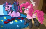  friendship_is_magic my_little_pony pinkie_pie twilight_sparkle ziemniax 