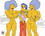  milhouse_van_houten patty_bouvier selma_bouvier sum_sadr the_fear the_simpsons 