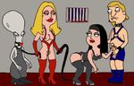  american_dad francine_smith hayley_smith jeff_fischer roger_smith 