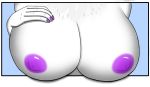  anthro big_breasts breast_shot breasts bust_(disambiguation) cat colored_nails feline female fluffy fur hand_on_breast huge_breasts iconicthejam_(artist) mammal nipple_bulge nipples nude white_fur xephasgracepaws_(character) 