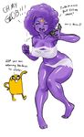  adventure_time breasts canine dog female jake_the_dog lumpy_space_princess makeup male mammal mascara thick_thighs unknown_artist voluptuous wide_hips 