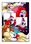  princess_daisy shy_guy silverbulletproof super_mario_bros. tagme 