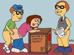  family_guy meg_griffin mort_goldman neil_goldman rabbi 