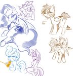  carrot_cake cup_cake friendship_is_magic mel_the_hybrid my_little_pony princess_luna spike twilight_sparkle 