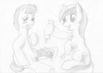  doctor_whooves friendship_is_magic minuette my_little_pony saneta 