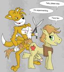  braeburn crossover friendship_is_magic my_little_pony sonic_team tails that_smeargle 
