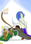  &lt;3 aisha_clanclan all_fours breasts ctarl-ctarl darkstalkers felicia felicia_(darkstalkers) feline female human mammal outlaw_star project00wolfen surprise video_games 