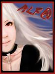  akashiya_moka artist_request inner_moka red_eyes rosario+vampire school_uniform solo white_hair 
