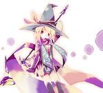  ayuka blonde_hair fantasy_earth_zero hat red_eyes solo witch_hat 