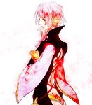  cowboy_shot egawa_satsuki from_side lady_(shadow_hearts) long_sleeves pink_hair profile shadow_hearts shadow_hearts_from_the_new_world simple_background solo white_background 