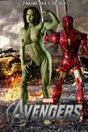  angelina_jolie avengers fakes iron_man marvel she-hulk 
