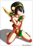  avatar_the_last_airbender momo silvermoonlight tagme toph_bei_fong 