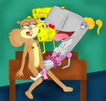  pearl_krabs sandy_cheeks spongebob_squarepants tagme 