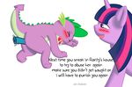  caluriri friendship_is_magic my_little_pony spike twilight_sparkle 