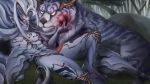  2018 animal_humanoid anthro aramitama balls byakko cat cat_humanoid claws digital_media_(artwork) feline feral final_fantasy final_fantasy_xiv fur hair humanoid male mammal nude penis square_enix stripes tiger tjin_(artist) video_games 