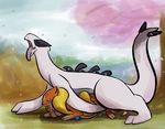  all_fours breasts doggystyle duo female feral floatzel from_behind interspecies lugia male nintendo pok&#233;mon pokemon scottish_dark_hawk sex straight video_games 