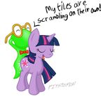  bookworm_adventures crossover friendship_is_magic lex_the_bookworm my_little_pony ratsex-pissplosion twilight_sparkle 