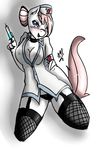  &lt;3 + anthro anthrofied avante92 bandage black_bottomwear black_legwear blue_eyes blush breasts clothing cross equine female fishnet fishnet_legwear friendship_is_magic garter_straps hair hair_bun hat horse legwear looking_at_viewer mammal my_little_pony nurse nurse_redheart nurse_redheart_(mlp) nurse_uniform panties pink_hair plain_background pony shirt syringe thigh_socks transparent_legwear underwear white_background white_headwear white_topwear 