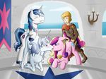  amalthea crossover fearingfun friendship_is_magic my_little_pony prince_lir princess_cadence shining_armor the_last_unicorn 