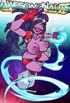  awesomenauts breasts coco_nebulon female space sparrow surfboard topless 