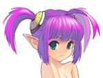  aqua_eyes elf kamdia original pink_hair pointy_ears solo 