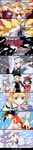  absurdres alice_margatroid blonde_hair chen everyone highres hitodama konpaku_youmu konpaku_youmu_(ghost) letty_whiterock long_image lunasa_prismriver lyrica_prismriver merlin_prismriver multiple_girls perfect_cherry_blossom saigyouji_yuyuko tall_image touhou umishima_senbon yakumo_ran yakumo_yukari 