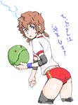  amuro_ray fever-san genderswap genderswap_(mtf) gundam gym_uniform haro mobile_suit_gundam solo translation_request 