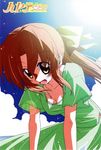  blouse brown_eyes dress hata_kenjirou hayate_no_gotoku! maria_(hayate_no_gotoku!) solo wind 