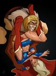 crossover dc heroineaddict marvel sabretooth supergirl x-men 