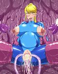  aftersex ahegao anal bodysuit cum cum_in_pussy ear_insertion inflation lactation metroid ml pussy samus_aran spread_pussy stomach_bulge tentacle tentacle_pit torn_clothes zero_suit 