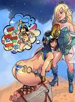  crossover keknep menace princess_rosalina queen&#039;s_blade super_mario_bros. 