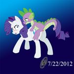  friendship_is_magic my_little_pony rarity spike uisce 