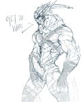  alien claws english_text male mandibles mass_effect penis solo standing text turian uncolored 