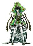  black_hair boots green_eyes hat osamu_(jagabata) seth_nightroad short_hair solo thigh_boots thighhighs trinity_blood 