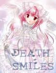  angel_wings artist_request bow deathsmiles dress gothic_lolita hair_bow lolita_fashion pink_hair solo windia_(deathsmiles) wings 