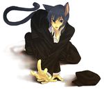  androgynous animal_ears bad_id bad_pixiv_id blue_hair cabbie_hat cat_ears hat persona persona_4 reverse_trap shirogane_naoto short_hair solo 