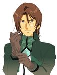  bad_id bad_pixiv_id brown_hair celestial_being_uniform gloves gundam gundam_00 lockon_stratos lyle_dylandy male_focus oldschool solo zigharii 