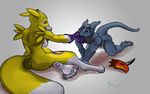  digimon flamedramon renamon tagme 