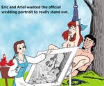  ariel beauty_and_the_beast belle col_kink crossover prince_eric tagme the_little_mermaid 