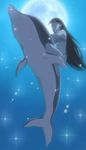  azumanga_daiou bikini dolphin sakaki screencap solo stitched swimsuit third-party_edit 
