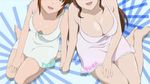  arisaka_hatsune arisaka_kazuki breasts cleavage large_breasts multiple_girls screencap tona-gura! 