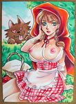  big_bad_wolf fairy_tales little_red_riding_hood sanna_u tagme 