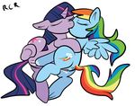  friendship_is_magic my_little_pony rainbow_dash rawrcharlierawr twilight_sparkle 