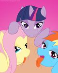  fluttershy friendship_is_magic my_little_pony nearphotison rainbow_dash twilight_sparkle 