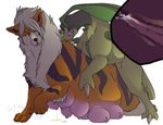  arcanine bayleef ookami-girl pokemon tagme 