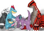  aggron feraligatr groudon nidoking pokemon 