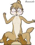  anthro breasts chipettes cum duo erection eyewear female glasses jeanette_miller lying male mammal nememunks nude on_back penetration penis plain_background precum pussy rodent sex simon_seville spread_legs spreading straight vaginal vaginal_penetration white_background young 