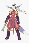  animal_ears artbook breath_of_fire breath_of_fire_iv capcom lowres tail ursula ursula_(breath_of_fire) 